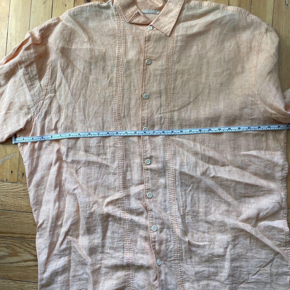 Tommy bahama 100% linen shirt 2XT - Picture 3 of 3